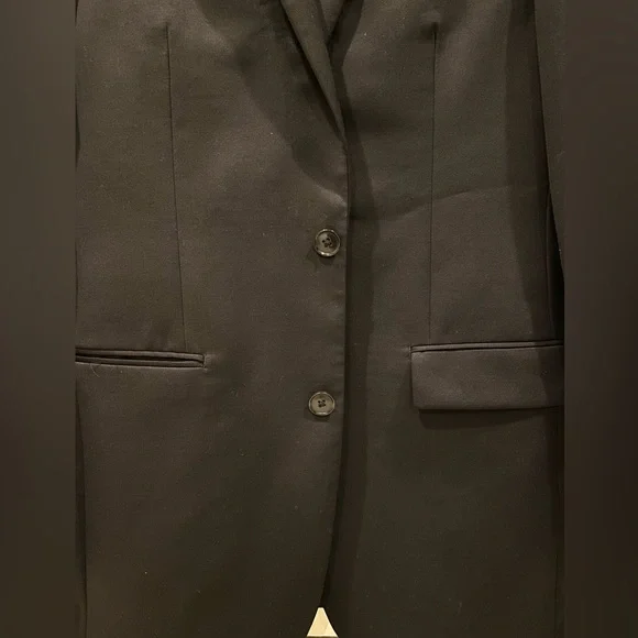 Bar III Men’s Slim fit wool suit black